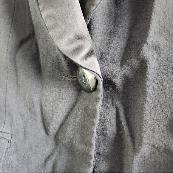 Emporio Armani Black One Button Blazer - Picture 4 of 8